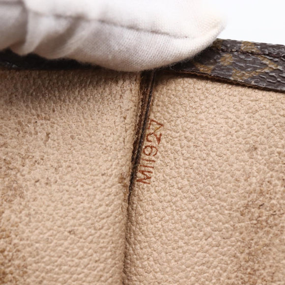 LOUIS VUITTON Monogram Sac Plat Hand Bag M51140 LV Auth 150241