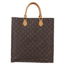 LOUIS VUITTON Monogram Sac Plat Hand Bag M51140 LV Auth 150241-13