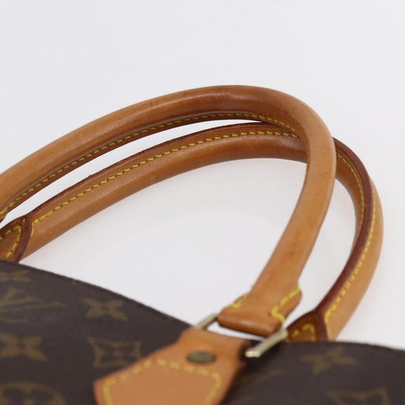 LOUIS VUITTON Monogram Sac Plat Hand Bag M51140 LV Auth 150241