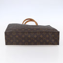 LOUIS VUITTON Monogram Sac Plat Hand Bag M51140 LV Auth 150241-5