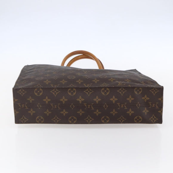 LOUIS VUITTON Monogram Sac Plat Hand Bag M51140 LV Auth 150241