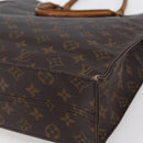 LOUIS VUITTON Monogram Sac Plat Hand Bag M51140 LV Auth 150242-15