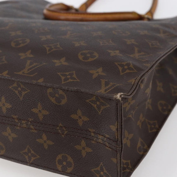 LOUIS VUITTON Monogram Sac Plat Hand Bag M51140 LV Auth 150242