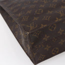 LOUIS VUITTON Monogram Sac Plat Hand Bag M51140 LV Auth 150242-16