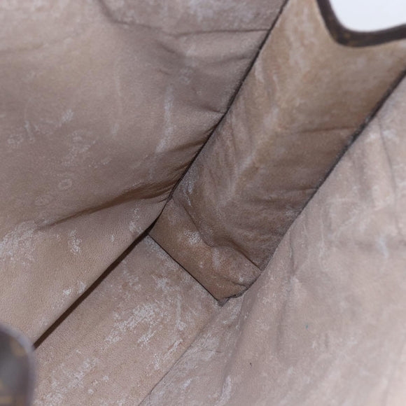 LOUIS VUITTON Monogram Sac Plat Hand Bag M51140 LV Auth 150242