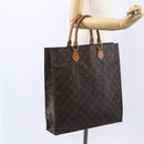 LOUIS VUITTON Monogram Sac Plat Hand Bag M51140 LV Auth 150242-19