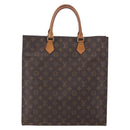 LOUIS VUITTON Monogram Sac Plat Hand Bag M51140 LV Auth 150242-13
