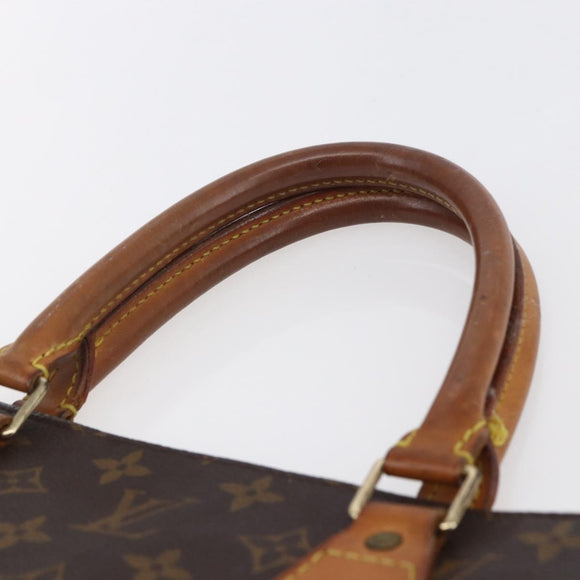 LOUIS VUITTON Monogram Sac Plat Hand Bag M51140 LV Auth 150242