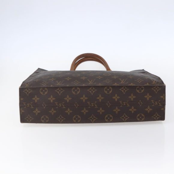 LOUIS VUITTON Monogram Sac Plat Hand Bag M51140 LV Auth 150242