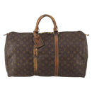 LOUIS VUITTON Monogram Keepall 50 Boston Bag M41426 LV Auth 150243-13