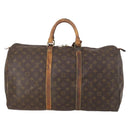 LOUIS VUITTON Monogram Keepall 50 Boston Bag M41426 LV Auth 150243-2