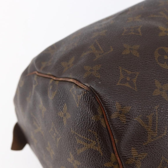 LOUIS VUITTON Monogram Speedy 30 Hand Bag M41526 LV Auth 150244