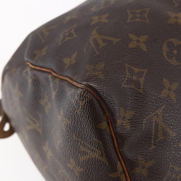 LOUIS VUITTON Monogram Speedy 30 Hand Bag M41526 LV Auth 150244