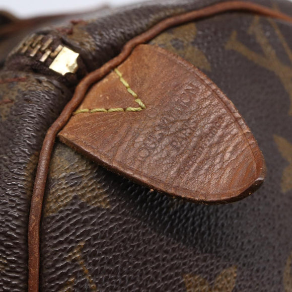 LOUIS VUITTON Monogram Speedy 30 Hand Bag M41526 LV Auth 150244