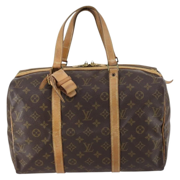 LOUIS VUITTON Monogram Sac Souple 35 Boston Bag M41626 LV Auth 150247