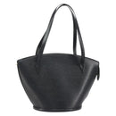 LOUIS VUITTON Epi Saint Jacques Shopping Shoulder Bag Black M52262 Auth 150253-1