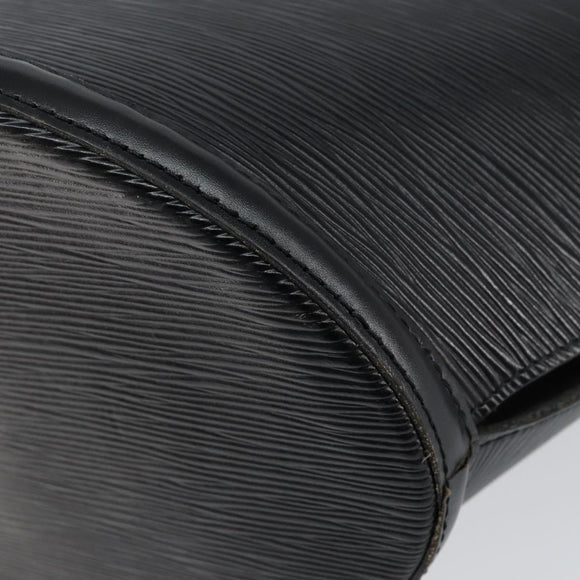 LOUIS VUITTON Epi Saint Jacques Shopping Shoulder Bag Black M52262 Auth 150253