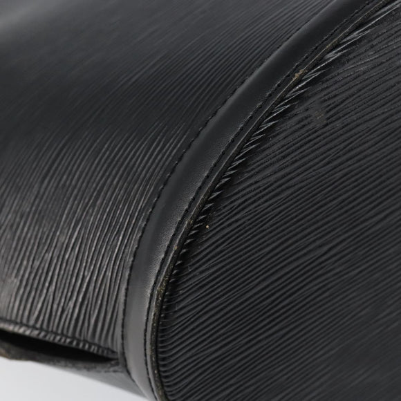 LOUIS VUITTON Epi Saint Jacques Shopping Shoulder Bag Black M52262 Auth 150253