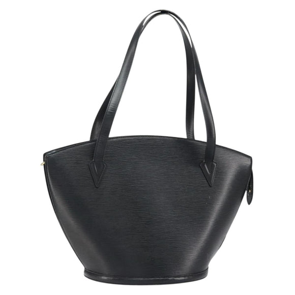 LOUIS VUITTON Epi Saint Jacques Shopping Shoulder Bag Black M52262 Auth 150253