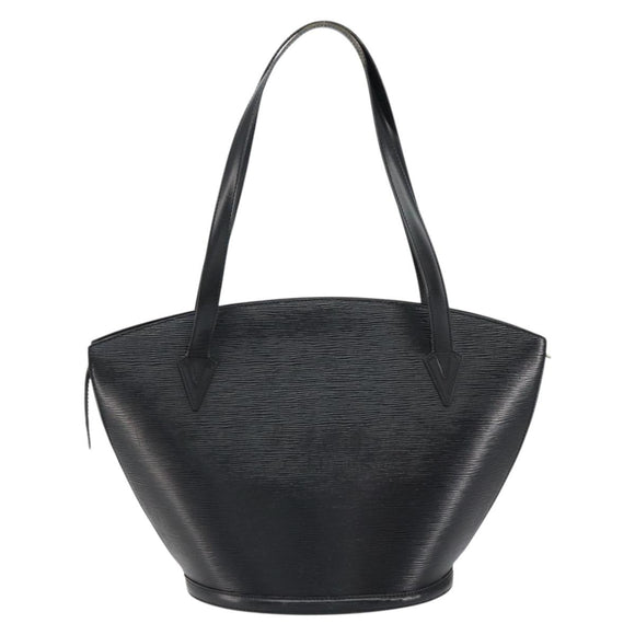 LOUIS VUITTON Epi Saint Jacques Shopping Shoulder Bag Black M52262 Auth 150253