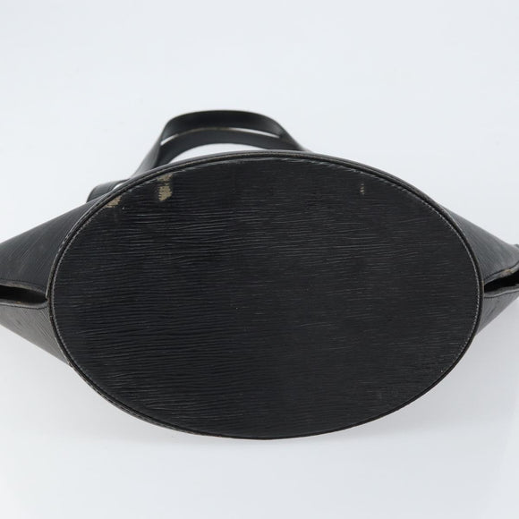 LOUIS VUITTON Epi Saint Jacques Shopping Shoulder Bag Black M52262 Auth 150253