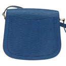 LOUIS VUITTON Epi Saint Cloud GM Shoulder Bag Toledo Blue M52195 LV Auth 150254-2