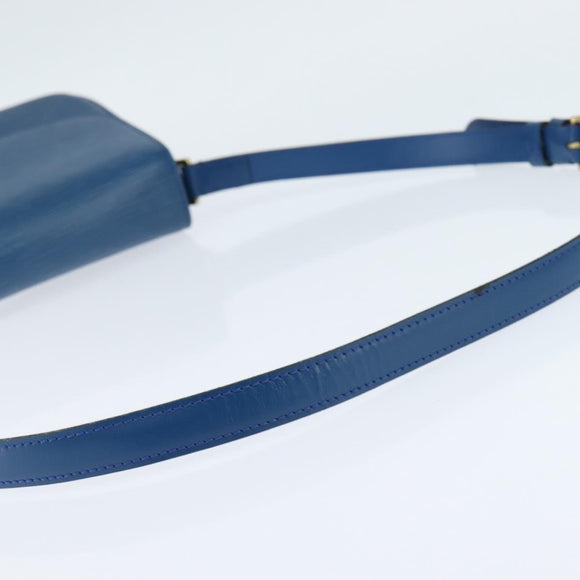 LOUIS VUITTON Epi Saint Cloud GM Shoulder Bag Toledo Blue M52195 LV Auth 150254