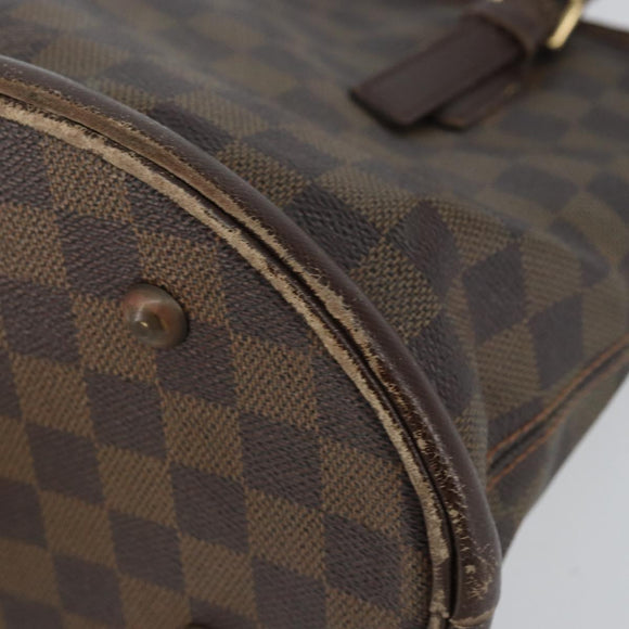 LOUIS VUITTON Damier Ebene Marais Shoulder Bag N42240 LV Auth 150257