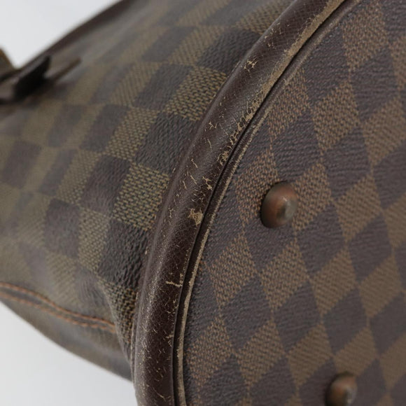 LOUIS VUITTON Damier Ebene Marais Shoulder Bag N42240 LV Auth 150257