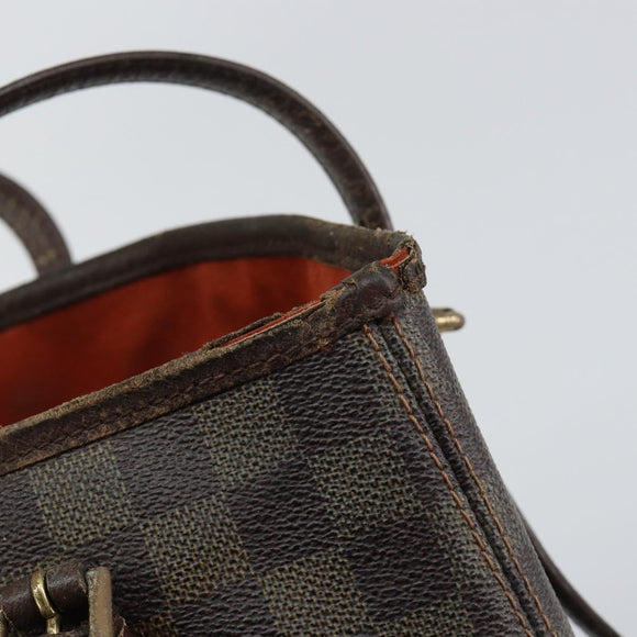 LOUIS VUITTON Damier Ebene Marais Shoulder Bag N42240 LV Auth 150257