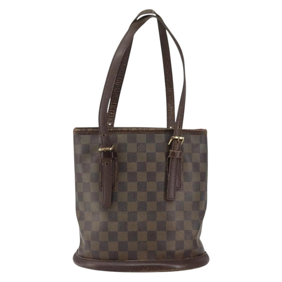 LOUIS VUITTON Damier Ebene Marais Shoulder Bag N42240 LV Auth 150257