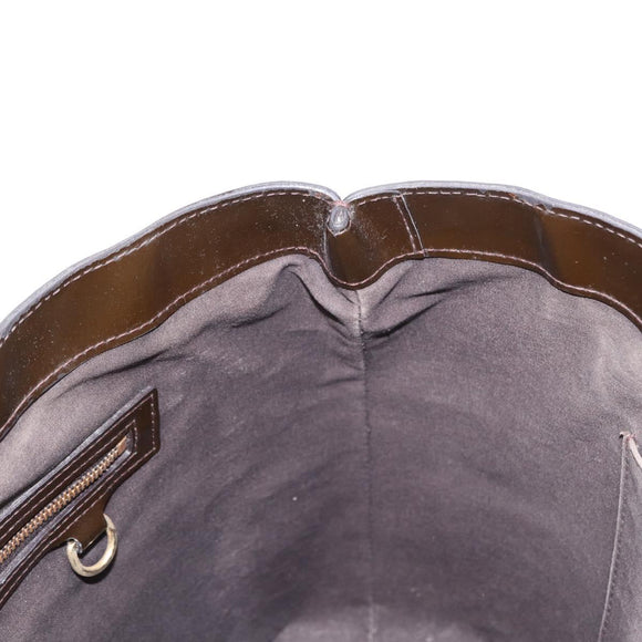 LOUIS VUITTON Monogram Vernis Wilshire MM Bag Terre Domble M91440 LV Auth 150262