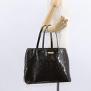 LOUIS VUITTON Monogram Vernis Wilshire MM Bag Terre Domble M91440 LV Auth 150262-24