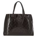 LOUIS VUITTON Monogram Vernis Wilshire MM Bag Terre Domble M91440 LV Auth 150262-2