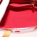 LOUIS VUITTON Monogram Vernis Reade PM Hand Bag Red Rouge M91088 LV Auth 150266-11