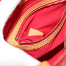 LOUIS VUITTON Monogram Vernis Reade PM Hand Bag Red Rouge M91088 LV Auth 150266-12