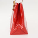 LOUIS VUITTON Monogram Vernis Reade PM Hand Bag Red Rouge M91088 LV Auth 150266-3