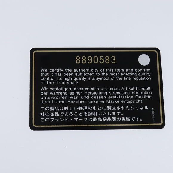 CHANEL Tote Bag Canvas Black Silver CC Auth 150268