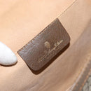 GUCCI GG Supreme Web Sherry Line Clutch Bag PVC Beige Gold 89 01 030 Auth 150270-14