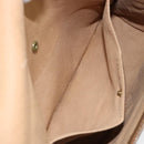 GUCCI GG Supreme Web Sherry Line Clutch Bag PVC Beige Gold 89 01 030 Auth 150270-18