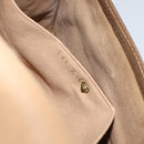 GUCCI GG Supreme Web Sherry Line Clutch Bag PVC Beige Gold 89 01 030 Auth 150270-19