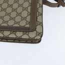 GUCCI GG Supreme Web Sherry Line Bag PVC Beige Gold 41 02 013 Auth 150271-12