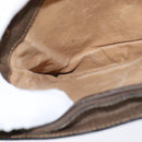 GUCCI GG Supreme Web Sherry Line Bag PVC Beige Gold 41 02 013 Auth 150271-20