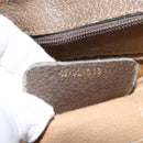 GUCCI GG Supreme Web Sherry Line Bag PVC Beige Gold 41 02 013 Auth 150271-24