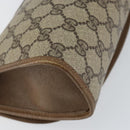 GUCCI GG Supreme Web Sherry Line Clutch Bag PVC Beige Gold 89 01 030 Auth 150272-16