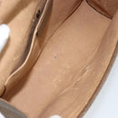 GUCCI GG Supreme Web Sherry Line Clutch Bag PVC Beige Gold 89 01 030 Auth 150272-10