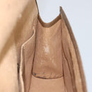 GUCCI GG Supreme Web Sherry Line Clutch Bag PVC Beige Gold 89 01 030 Auth 150272-18