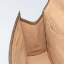 GUCCI GG Supreme Web Sherry Line Clutch Bag PVC Beige Gold 89 01 030 Auth 150272-19