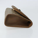 GUCCI GG Supreme Web Sherry Line Clutch Bag PVC Beige Gold 89 01 030 Auth 150272-3