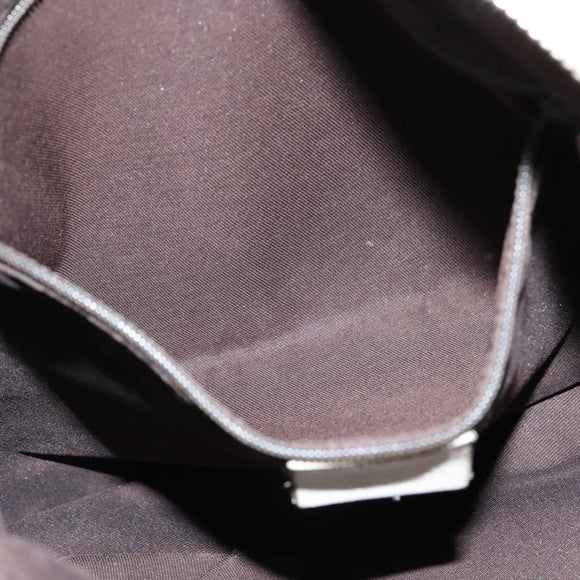 GUCCI GG Canvas Abbey Shoulder Bag Beige Gold 203257 Auth 150275